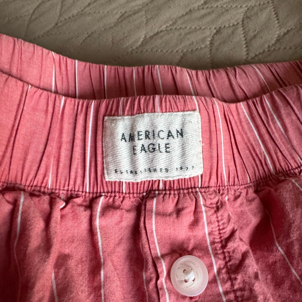 American Eagle Outfitters Women’s Pink Striped Boxers